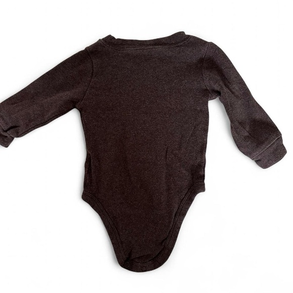 NFL Denver Broncos Navy and Brown Football Baby Onesies 0-6 M - Picture 4 of 6